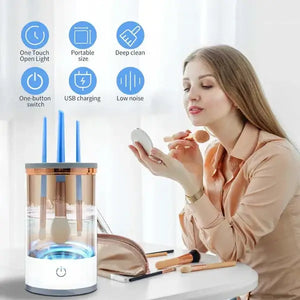 NoorAura Makeup Brush Cleaner