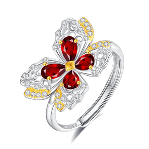 Natural Crystal Stone Butterfly Jewelry 
